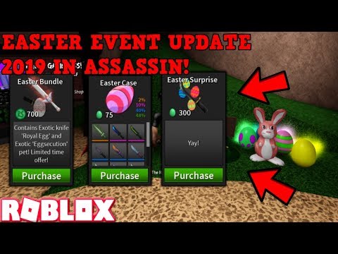 Easter Event 2019 In Roblox Assassin Farm Eggs New Bundle