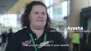 Accessible Events text to voice video version