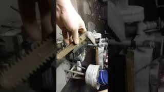 Making a knife from a pipe wrench
