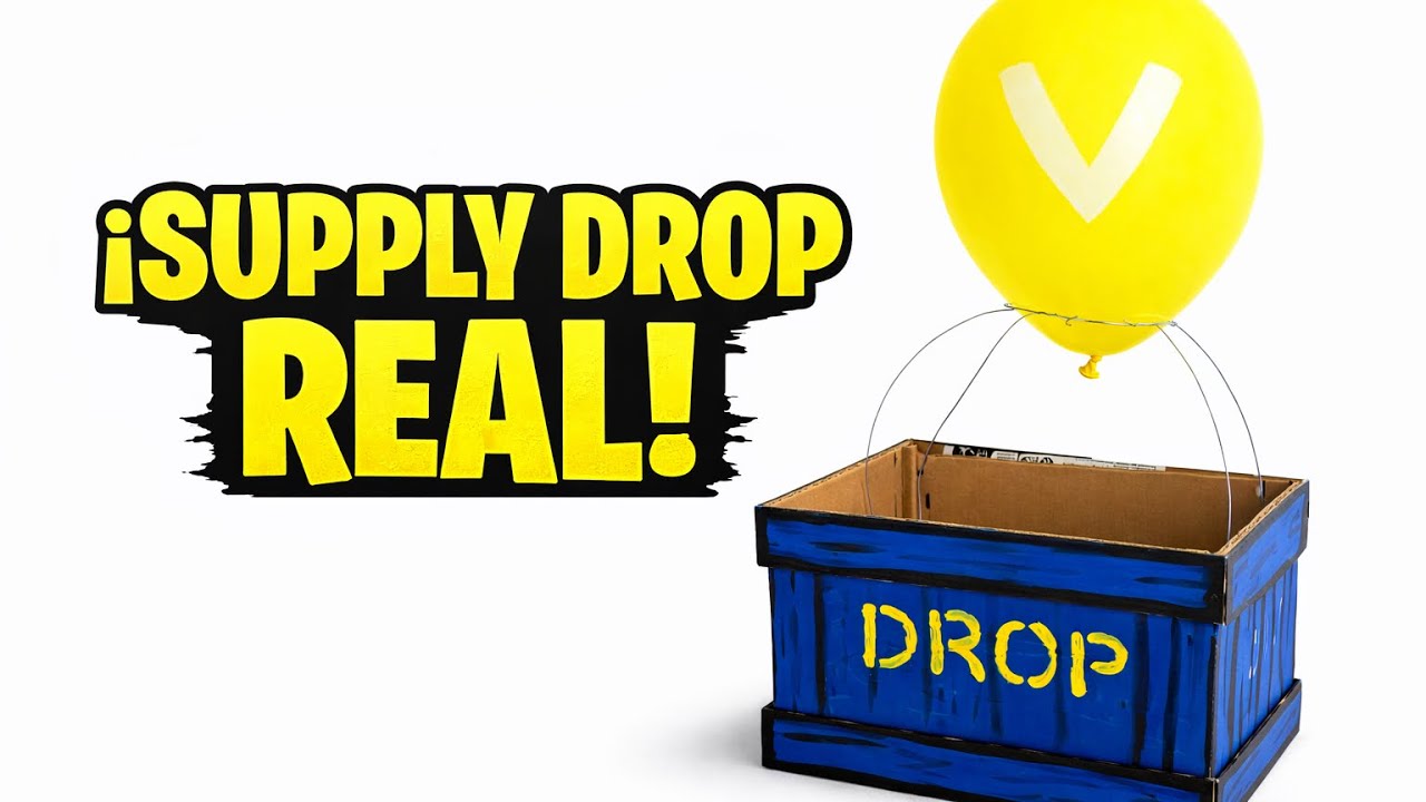 Cómo HACER el SUPPLY DROP de FORTNITE || tutorial paso a paso 