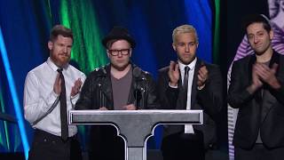 Fall Out Boy Induct Green Day at the 2015 Rock & Roll Hall of Fame Induction Ceremony
