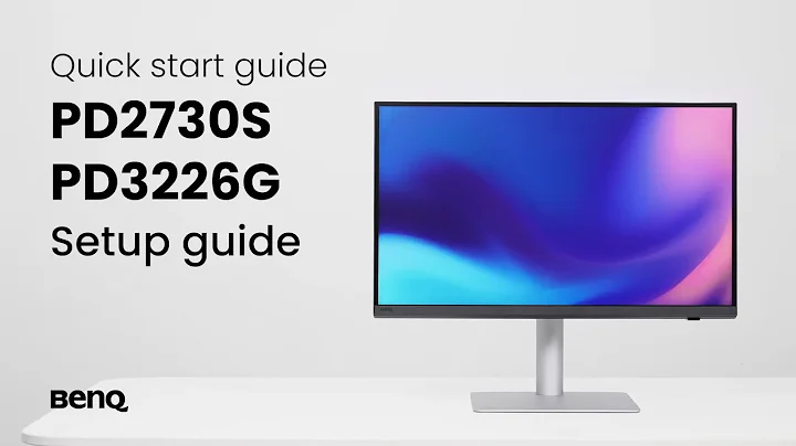 BenQ PD2730S/PD3226G monitor: Unboxing & quick start guide
