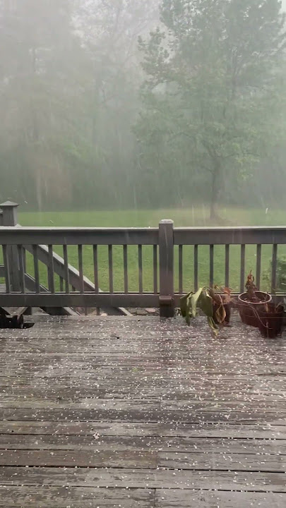 All hail broke loose😫