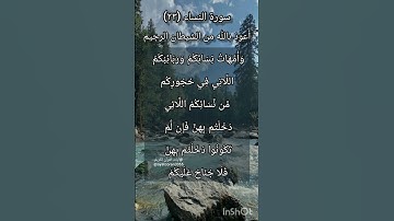 سورة النساء الآية ٢٣ ²