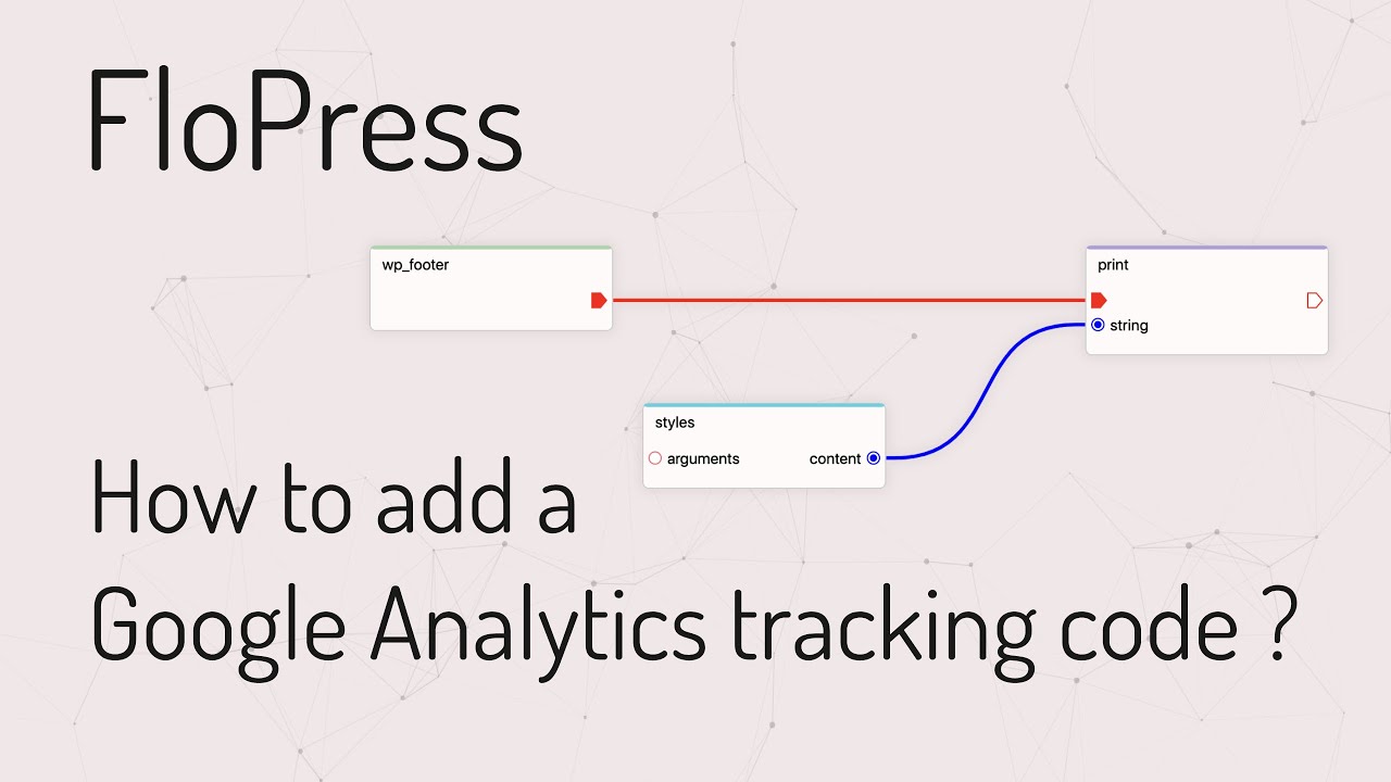 How to add a Google Analytics tracking code in WordPress ? FloPress