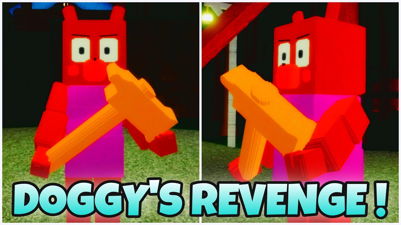 How To Get “DOGGY’S REVENGE” BADGE & ANGRY DOGGY MORPH | Piggy RP [W.I