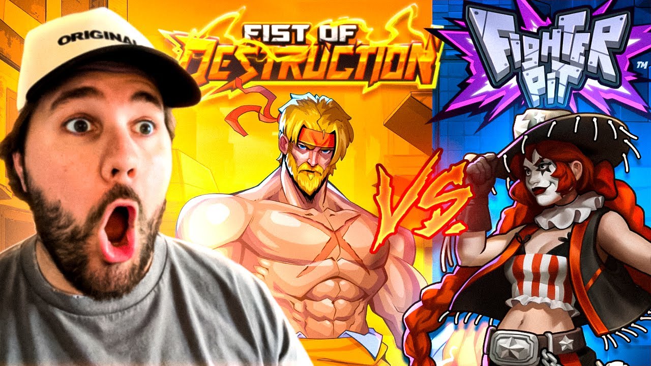FIST OF DESTRUCTION vs FIGHTER PIT! OUR FIRST RESKIN BATTLE GOES INSANE!!