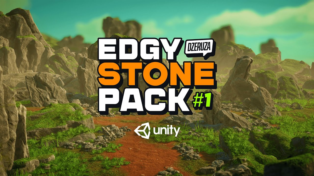EDGY STONE PACK 1 - 3D Stone Collection For Unity HDRP