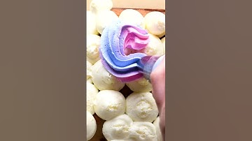 Turn a number cake into a unicorn cake #shorts