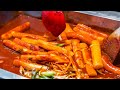 달달한 양념 크고 쫄깃한 쌀떡볶이 부산 깡통시장 유명한곳 Tteokbokki / Korean street food