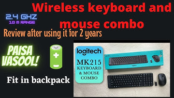 Logitech MK215 Wireless Keyboard and Mouse Combo(review after using 2 years)||compact design||