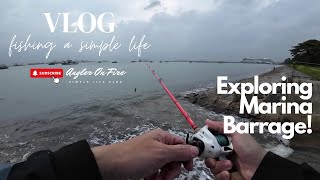 : Vlog 22: Exploring The Breakwaters At Marina Barrage & Land Based Saltwater Fishing In Singapore