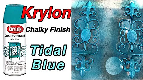 Krylon Chalky Spray Paint Tidal Blue 🌊