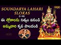 Soundarya lahari slokas 110 with telugu lyrics  nittala kiranmayi  mana daivam