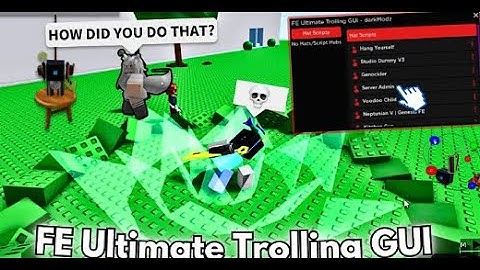 30 Roblox FE Ultimate Trolling GUI Script 🔥 INSANE  BEST  Roblox UTG Trolling & Sus😳 Scripts GUI⭐2