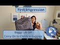 First Impression ~ Biaggi Lift Off Carry-On to Check-In Luggage