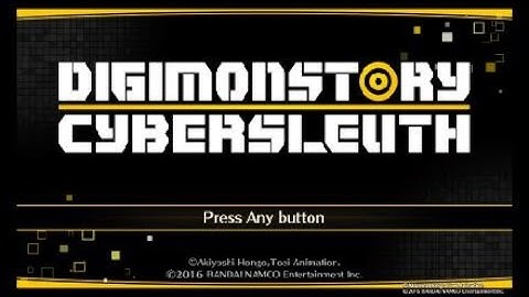 DIGIMON STORY CYBER SLEUTH Intro