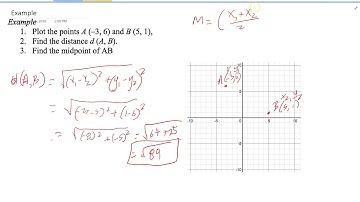 Rectangular Coordinate System, Distance and Midpoint 1.1