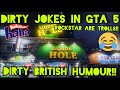 THE FUNNIEST SIGNS IN GTA 5. TWISTED HUMOUR OF ROCKSTAR ! INUENDO BINGO DIRTY BRITISH HUMOUR! 🤣