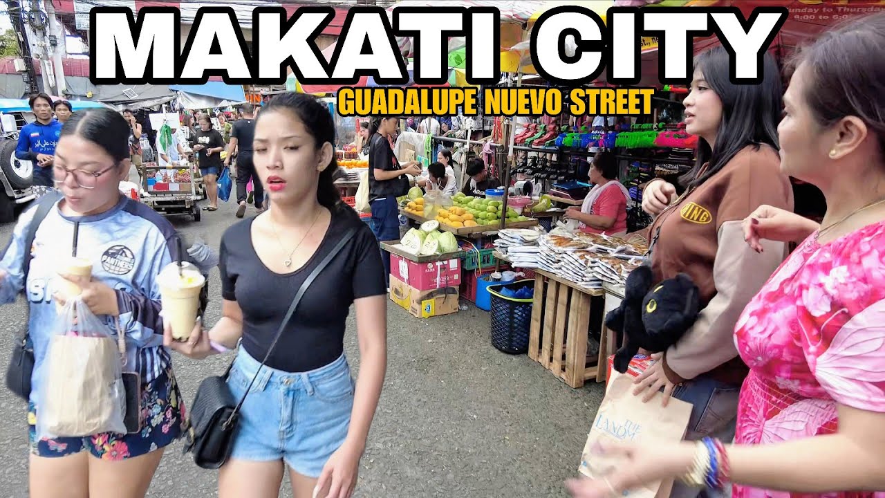Walking Guadalupe Nuevo in Makati City PHILIPPINES[4K] Street Scenes and Market