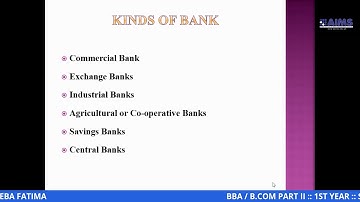 B COM PART II  SUBJECT BANKING  & FINANCE SESSION 1
