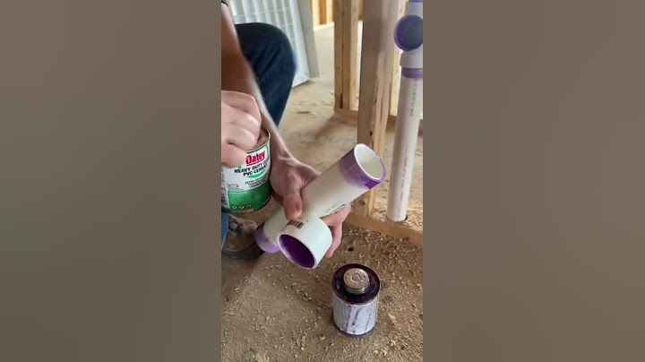 How To Glue PVC Pipes! #shorts #construction #plumbing #diy