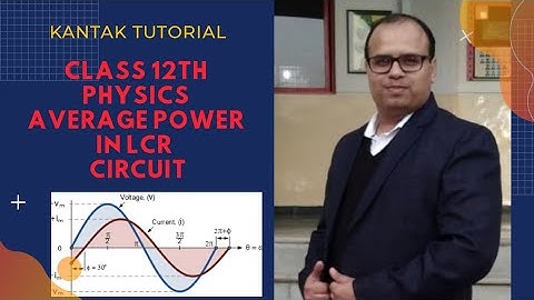 6. Average power in RLC circuit class 12th