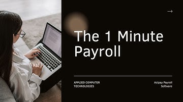 How to do your monthly payroll in 5 minutes using Actpay payroll software (Malaysia)