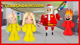 YILBAŞINDA OKULDAN KAÇIYORUZ  KÜBRA NİSA ROBLOX XMAS SCHOOL BREAKOUT!