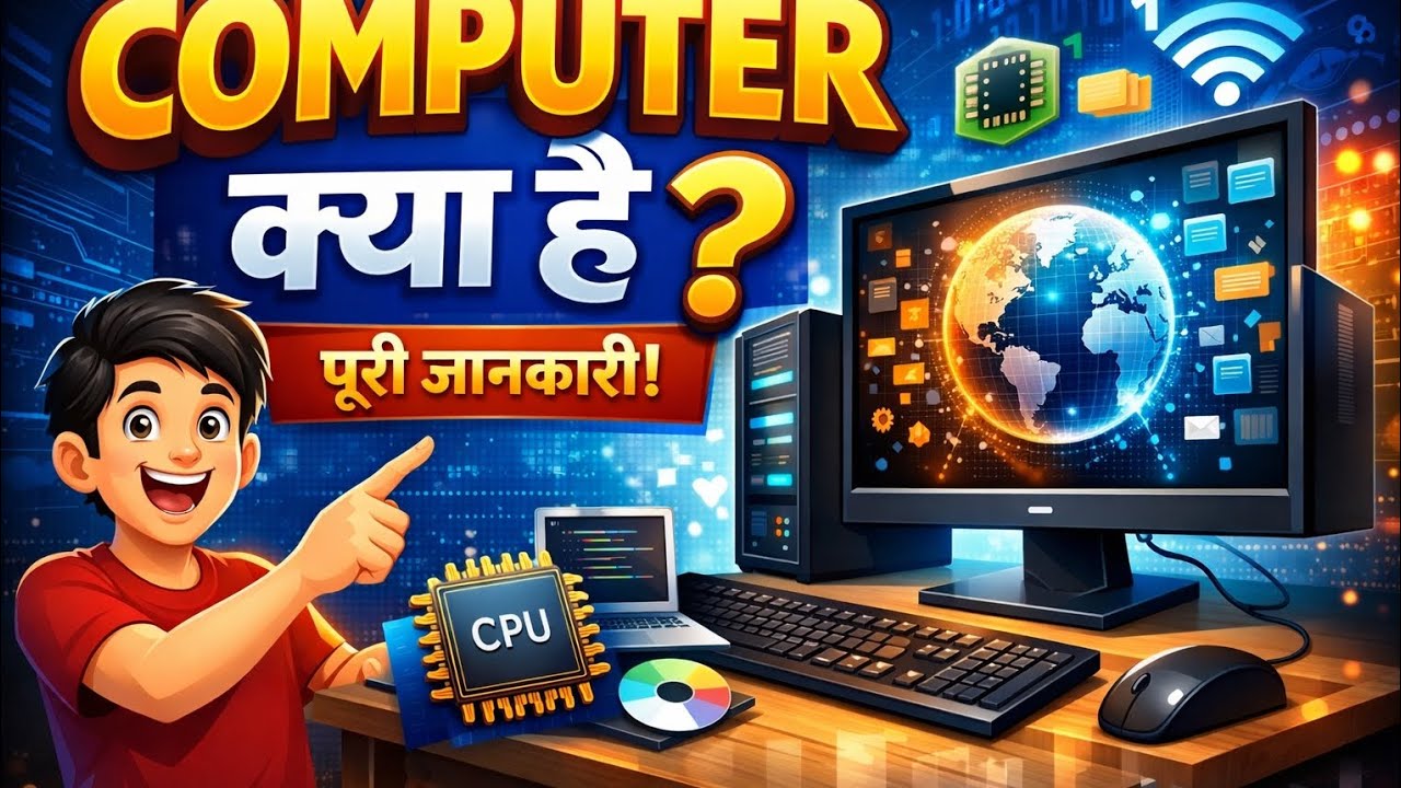 Computer Kya Hai? | Basic Computer for Beginners | Hindi - YouTube