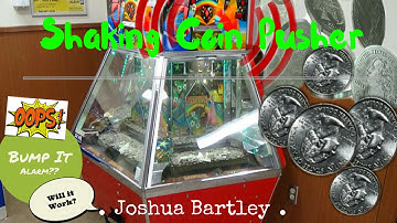 Shaking a Coin Pusher!| Will it Work to Cheat? | Joshua Bartley