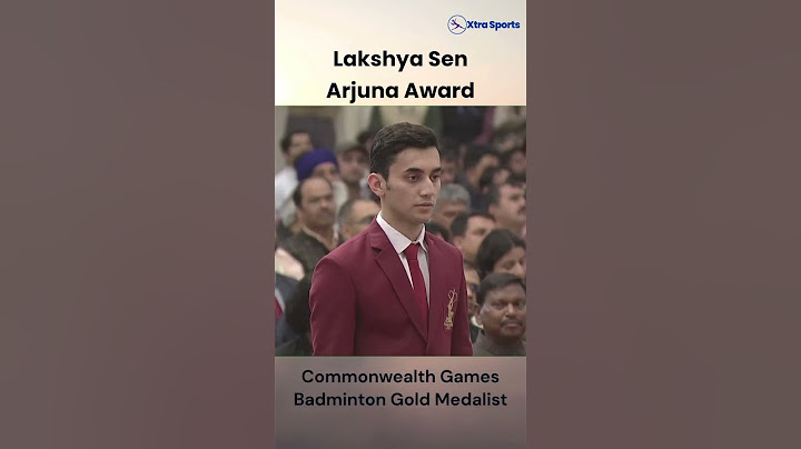 Lakshya Sen (Badminton) conferred with Arjuna Award by President Murmu | Xtra Sports