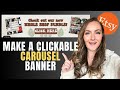 Is Etsy Plus Subscription Worth it? How To Make Clickable Carousel Etsy Banners ✨