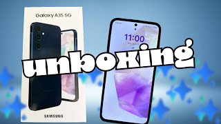 SAMSUNG A 35 5G (UNBOXING)