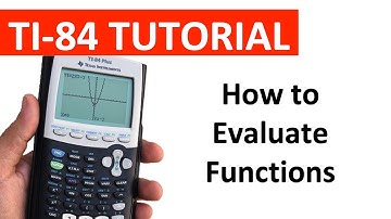 Evaluating Functions on a TI-84 Graphing Calculator