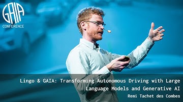 Lingo & GAIA: Transforming Autonomous Driving with LLMs and Generative AI by Remi Tachet des Combes