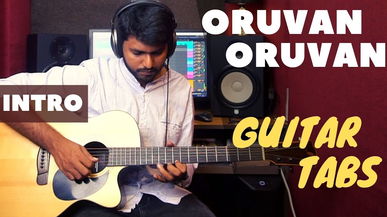 Oruvan Oruvan Mudhalali  Muthu  Intro  Guitar Cover  Lesson Tabs  AR Rahman SPB  Asher Thomas