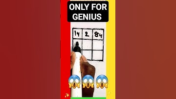 🤔Can you solve this???Missing Number Puzzle #Reasoning Questions #Comptitiveexam #shorts #shortsfeed