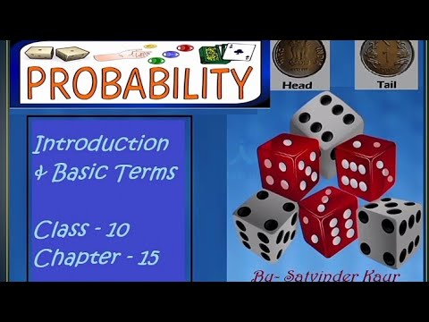 Probability | Introduction | Chapter 15 | Basic Terms | - YouTube