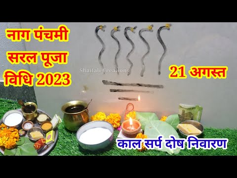 नाग पंचमी सरल पूजा विधि,सामग्री 2023/नाग पंचमी की पूजा कैसे करते हैं/NAG PANCHAMI PUJA VIDHI 2023