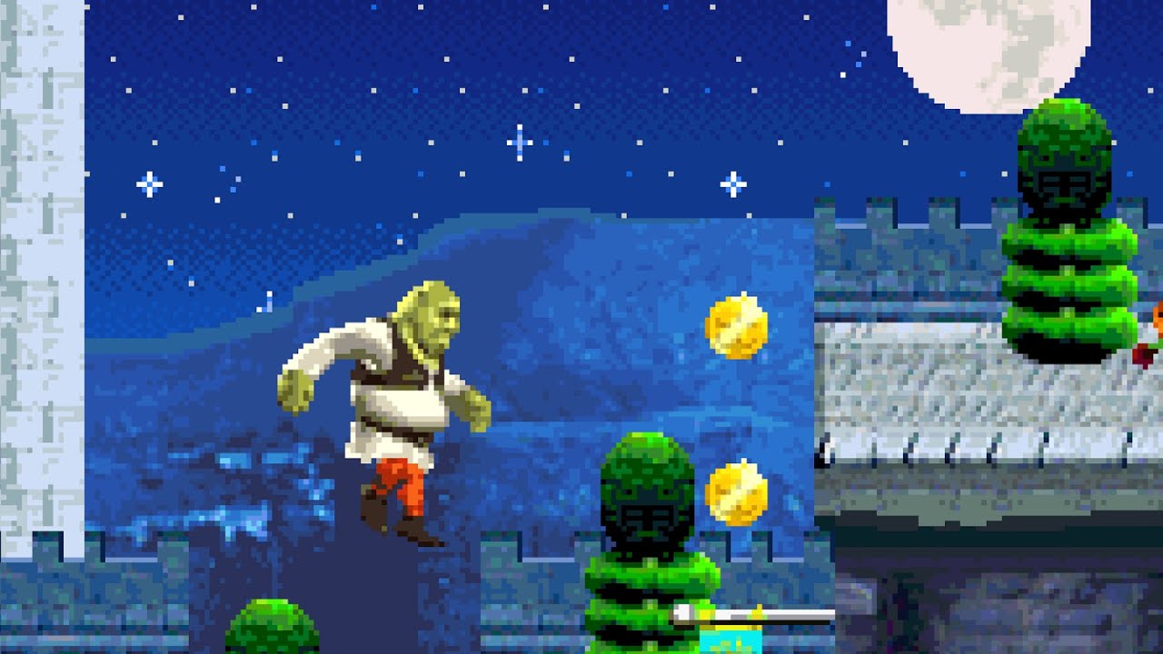 Shrek 2 Gameboy Advanced Shrek 2: Beg for Mercy! (Game Boy Advance) gameplay 4K - YouTube