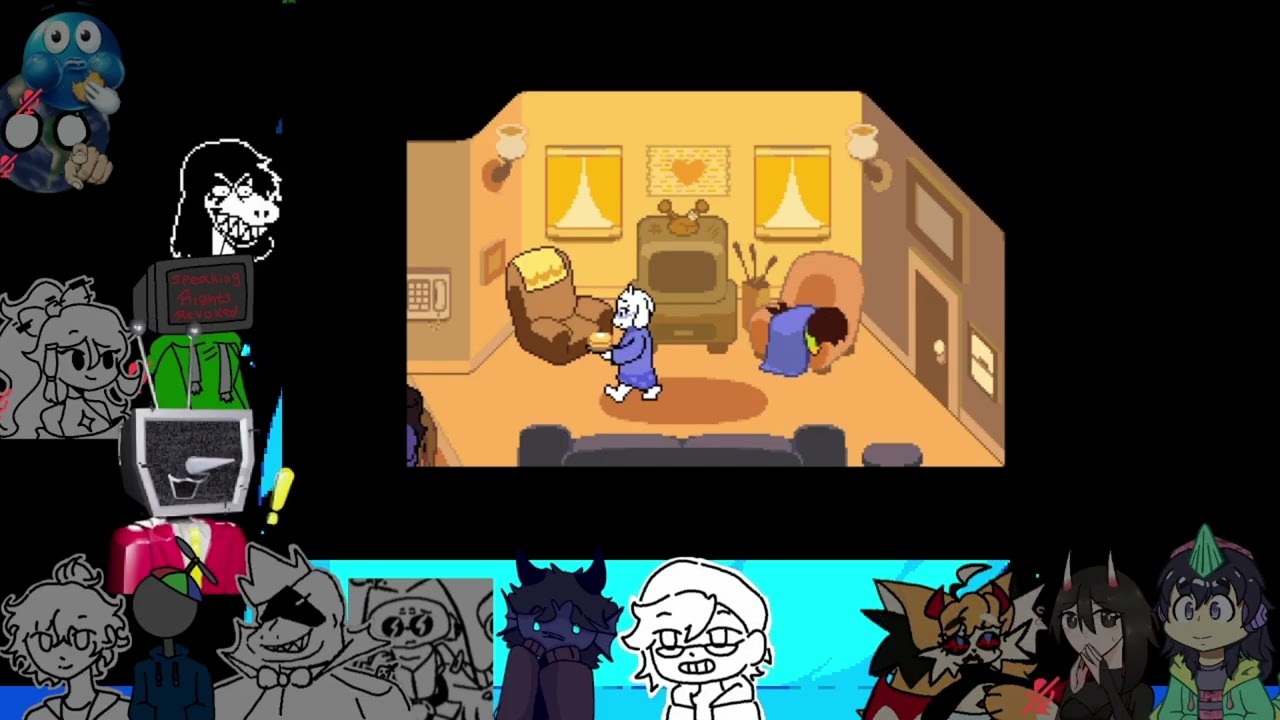 Deltarune Chapter 4 Session 1 [Raw Footage]