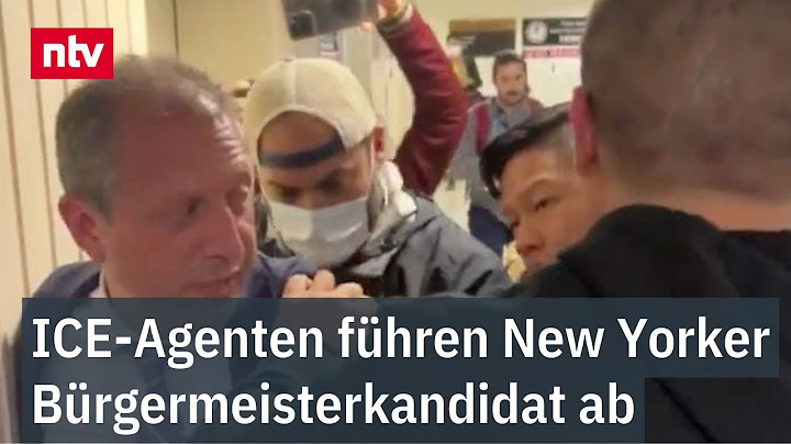 ICE-Agenten führen New Yorker Bürgermeisterkandidat ab - Tumulte im US-Gericht