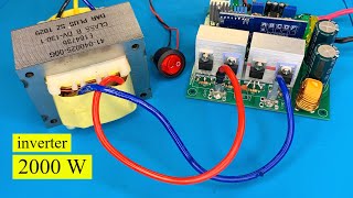 DIY อินเวอร์เตอร์ไซน์เวฟ 1KW 12v เป็น 220v , jlcpcb