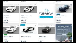 How To Buy A Car on Carvana With a CPN Number Zero Down Payment