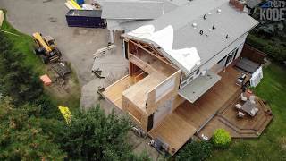 Drone & Timelapse of Crazy Renovation