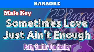 Sometimes Love Just Ain't Enough by Patty Smith and Don Henley (Karaoke : Male Key)