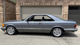 1987 Mercedes Benz 560 SEC Cold Engine Start-Up Details