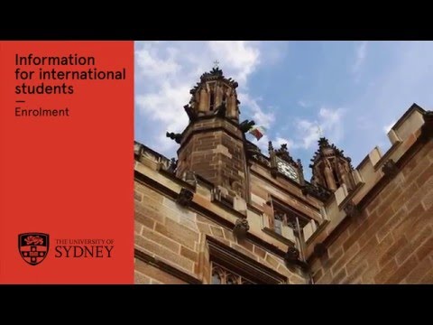 Enrolment information for international students