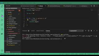Tester du code javascript : eslint et prettify - partie 4